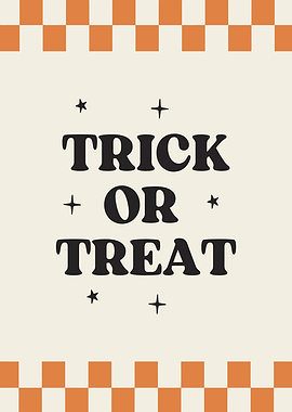 Trick or Treat Halloween Poster