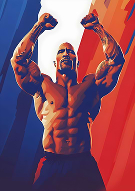Dwayne The Rock Johnson poster