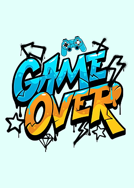 Game Over Graffiti with Controller