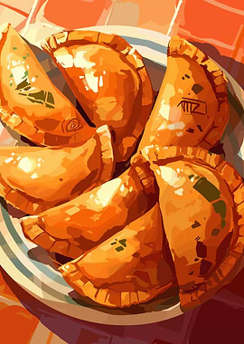 Empanadas on a Plate