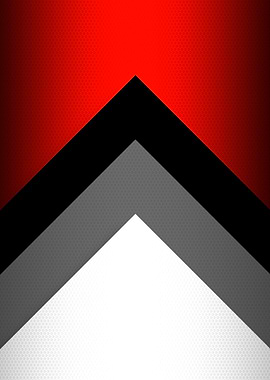 Abstract Red, Black, Gray, White Arrows