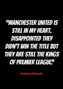 cristiano ronaldo manchester united quote