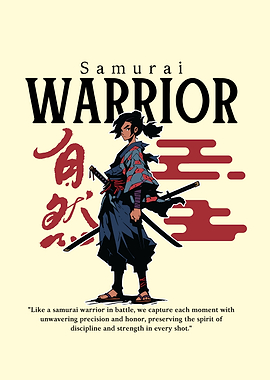 Samurai Warrior Illustration