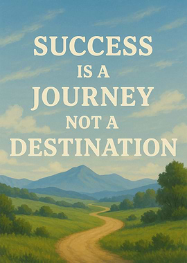 Success is a Journey Landscape