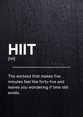 Funny HIIT Workout Definition