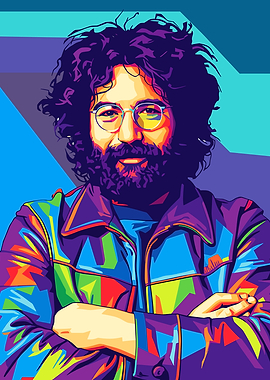 Jerry Garcia Pop Art