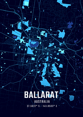 Ballarat Midnight City Map