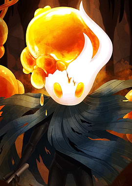 Hollow Knight Infected Character Digital Art