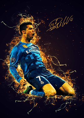 Cristiano Ronaldo Celebration Art