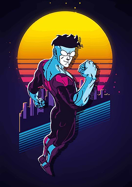 Invincible Retro Cityscape