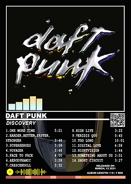 Daft Punk Discovery Album Cover Art