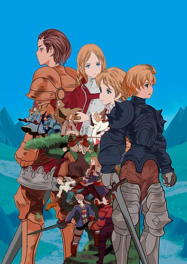 Final Fantasy Warriors Group Illustration