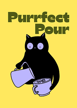 Purrfect Pour: Cat Pouring Drink