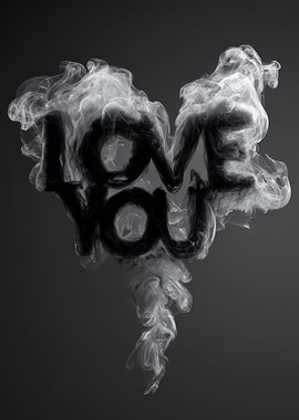 Love You Smoke Heart