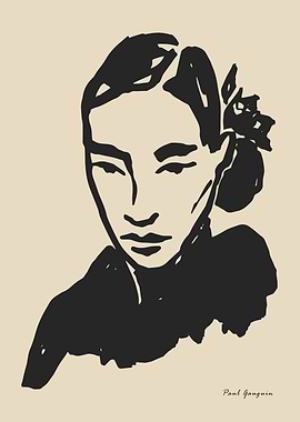 Portrait of a Tahitian Woman