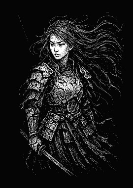 Onna-Bugeisha Sketch