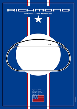 Richmond Raceway Poster Art