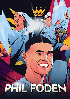 Phil Foden Illustration