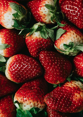 Fresh Strawberries Close-Up