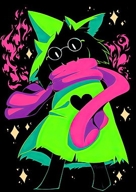 Ralsei from Deltarune fan art
