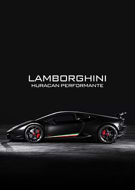Black Lamborghini Huracan Performante