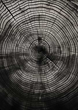 Monochrome Tree Rings