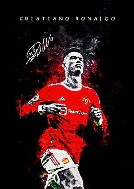 Cristiano Ronaldo Mosaic Art