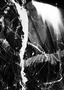 Abstract Black and White Composition