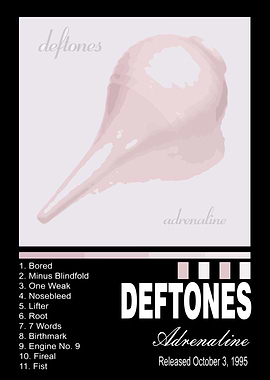 Deftones Adrenaline Album Cover Art