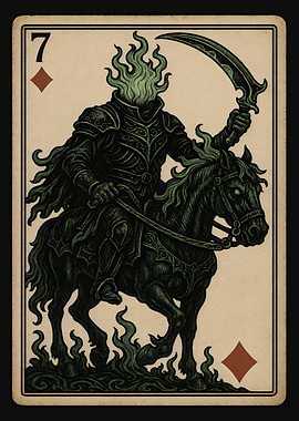 Halloween Playing Card