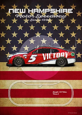 New Hampshire Motor Speedway Poster
