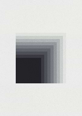 Abstract Gray Tones Square Design