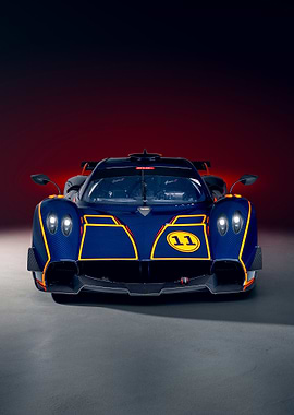 blue pagani huayra r