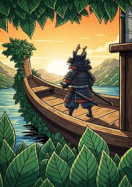 Samurai Cat Boat