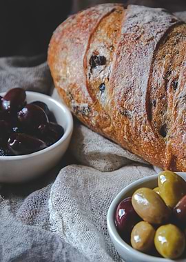 Artisan Bread with Olives