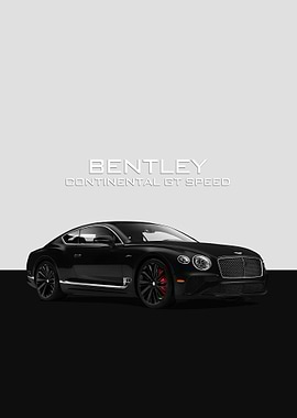 Black Bentley Continental GT Speed