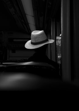 Monochrome Hat Silhouette