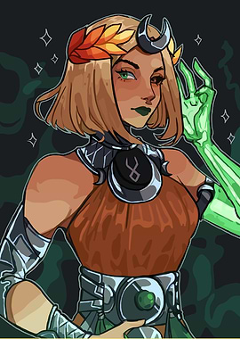 Melinoe from Hades game fanart