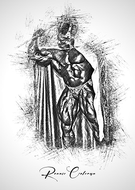 Ronnie Coleman The King Sketch Art