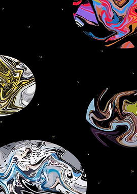 Abstract Planets in Space