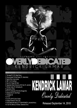 Kendrick Lamar - Overly Dedicated Album Art