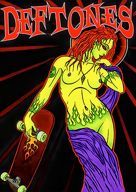 Deftones Album Art with Figure