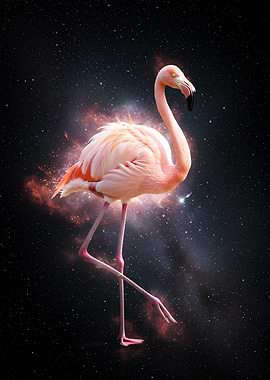 Flamingo in Space