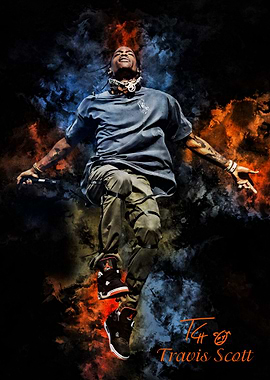 Travis Scott performance art