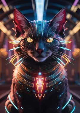 Cyberpunk Cat