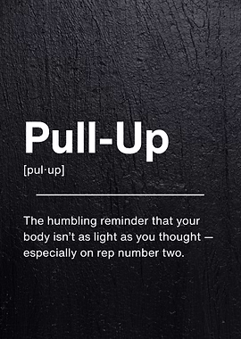 Pull-Up Exercise Definition - Gym Humor