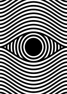 Abstract Eye Illusion