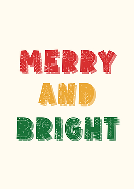 Merry and Bright Holiday Greeting