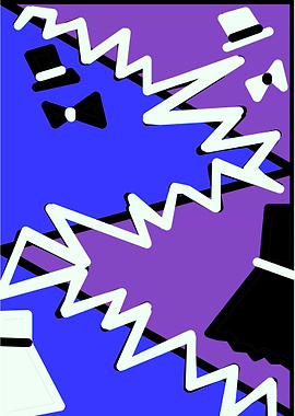 Abstract Formal Wear Pattern