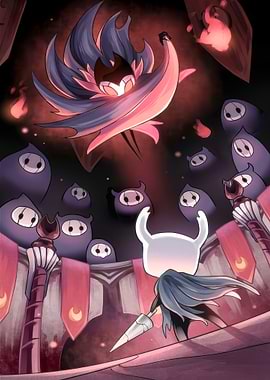 Hollow Knight Grimm Troupe Battle Scene